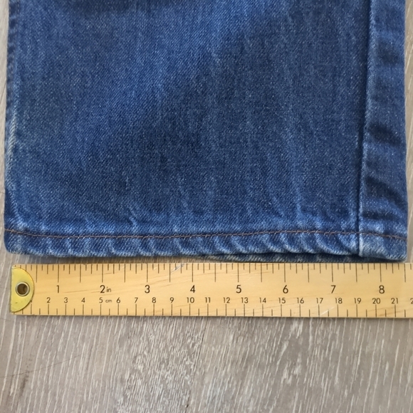 Carhartt Jeans Mens 36X31 Utility Flame Resistant Logo Workwear 5 Pocket - Picture 8 of 11